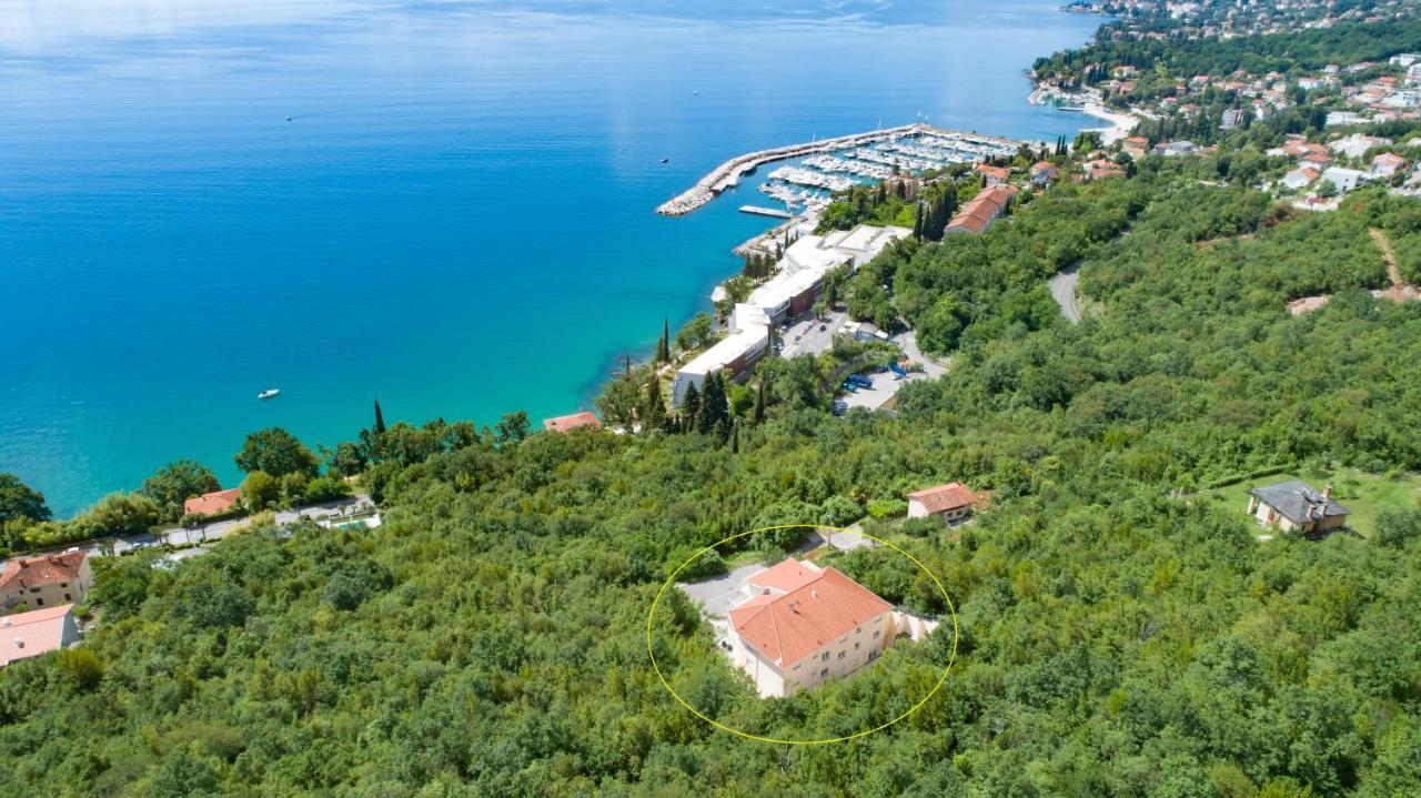 Magnolia Daire Opatija Dış mekan fotoğraf
